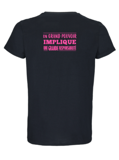 T-shirt avec texte personnalisable